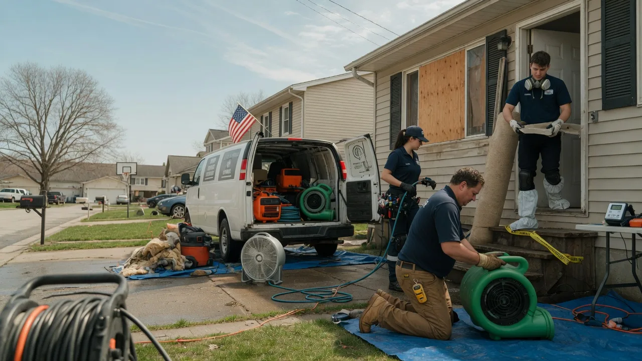 Water Damage Restoration in Sweetser, IN near me